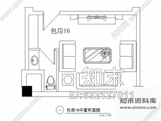 施工图某欧式娱乐会所包房16装修图cad施工图下载【ID:632127011】