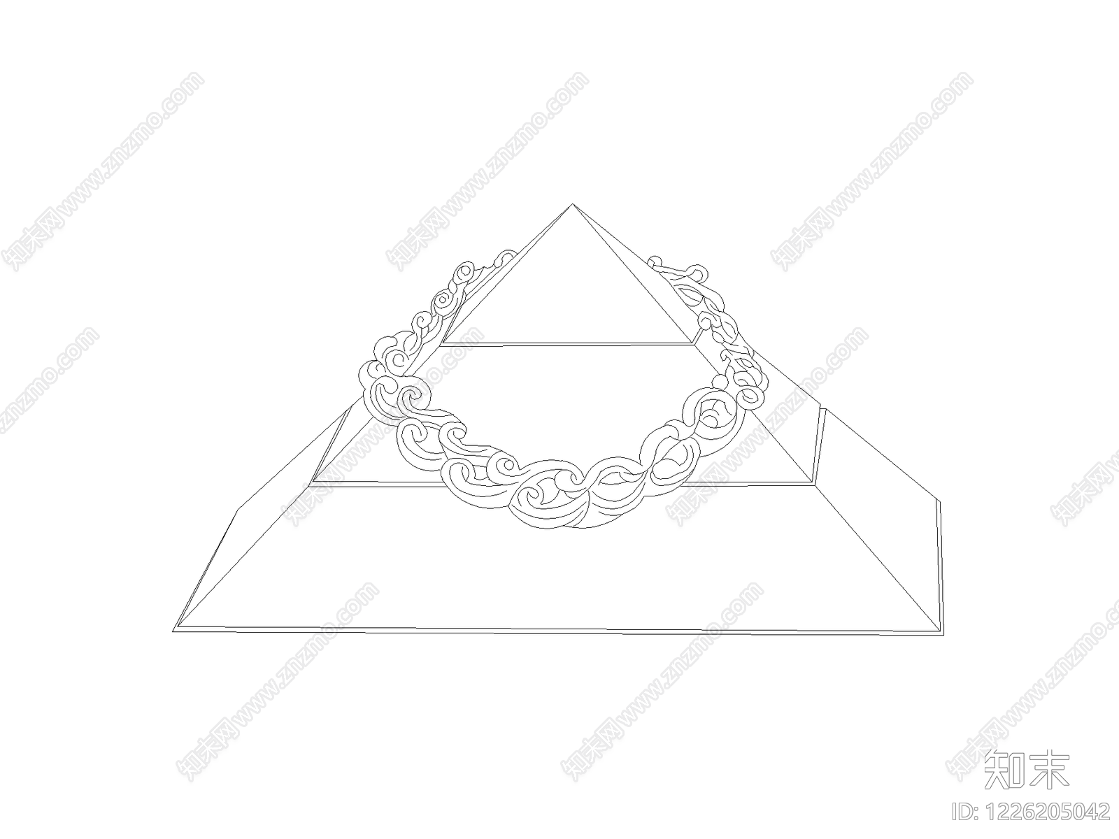雕塑装饰构件CAD图纸