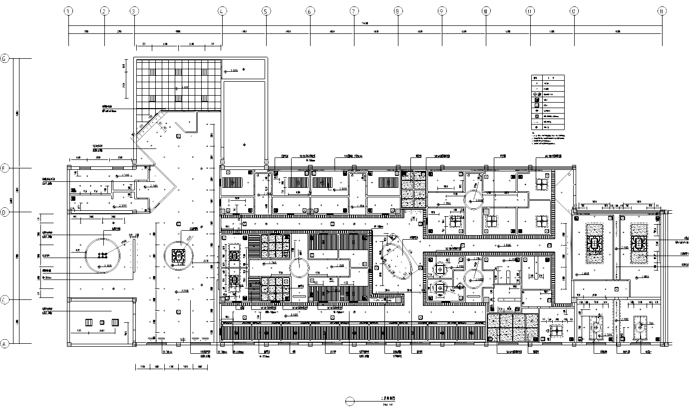 [广东]新中式风格某五星级会所-茶吧全套施工图施工图下载【ID:161746191】