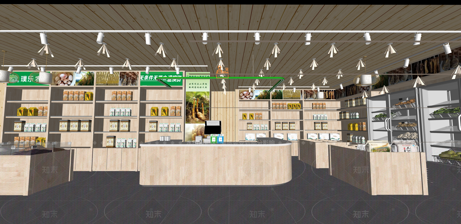 现代便利店SU模型下载【ID:1215928702】