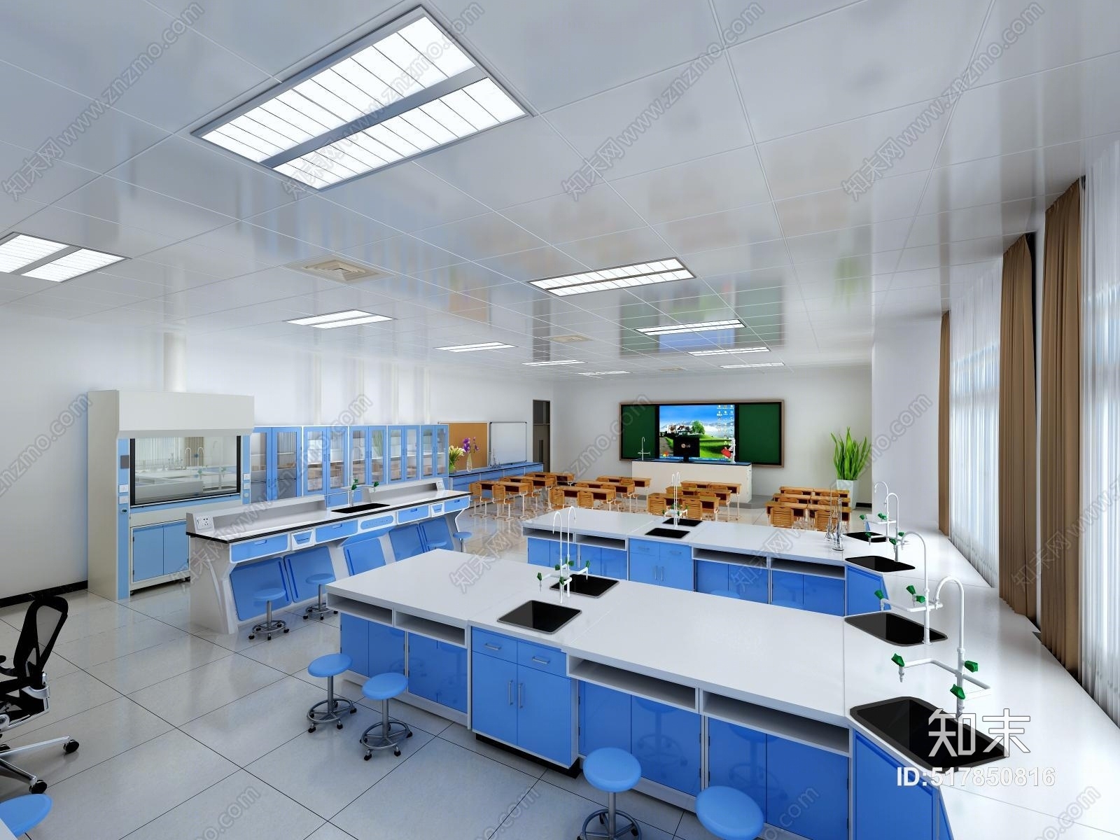 现代化学实验室3D模型下载【ID:517850816】