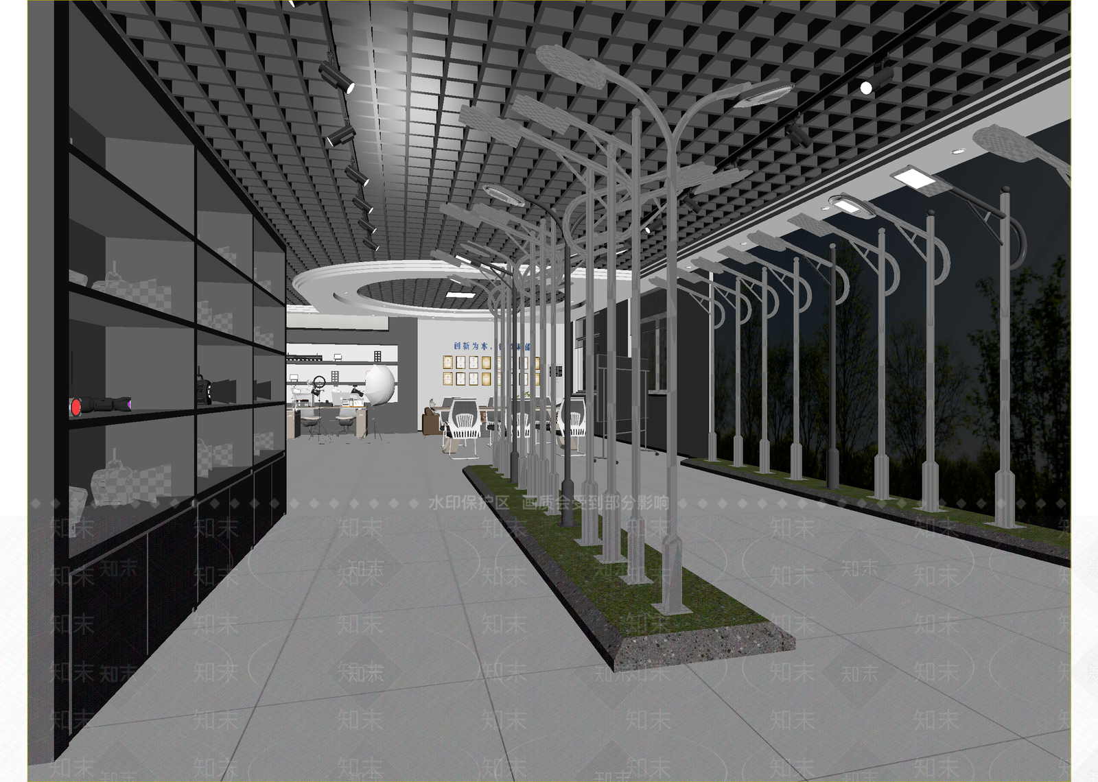 现代科技展厅3D模型下载【ID:1214824808】