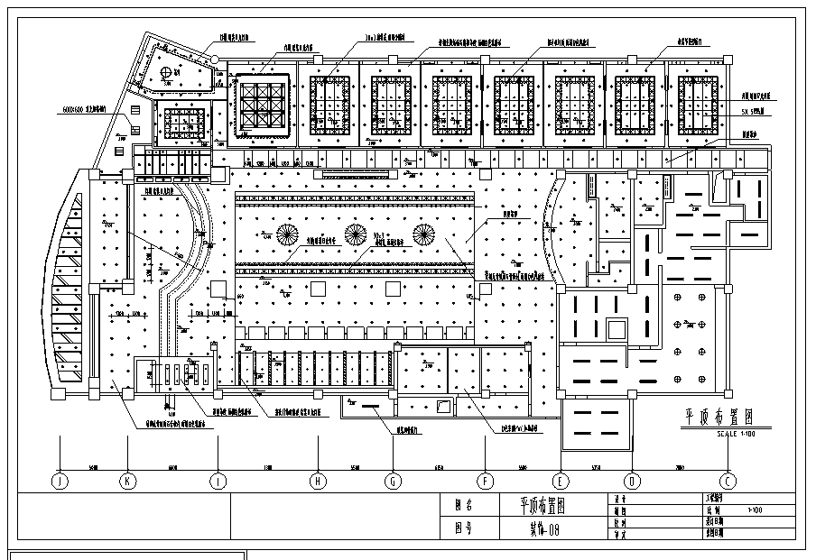 上海某大型知名酒店室内装修设计施工图（59张）cad施工图下载【ID:161848197】