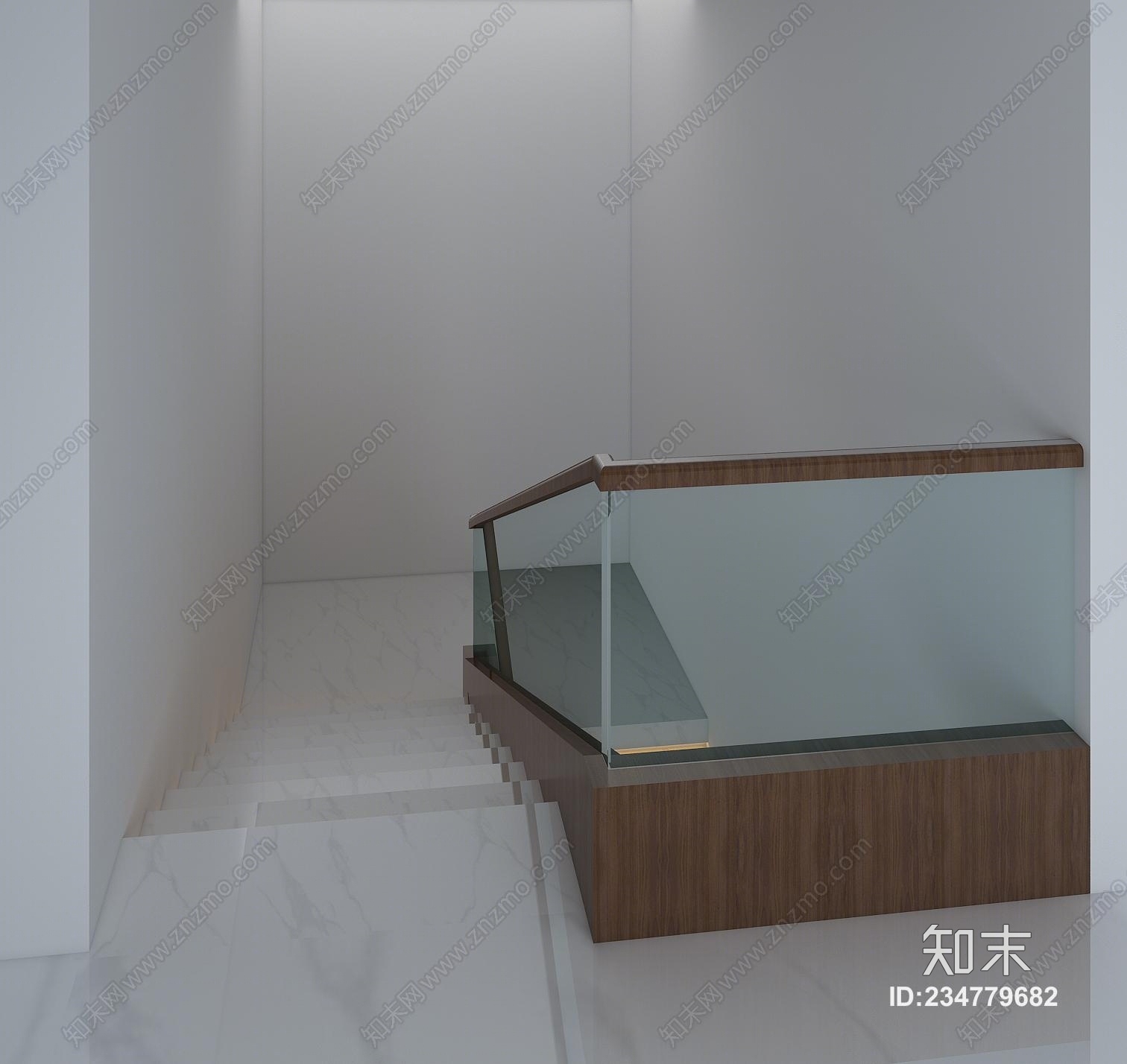 中式楼梯3D模型下载【ID:234779682】