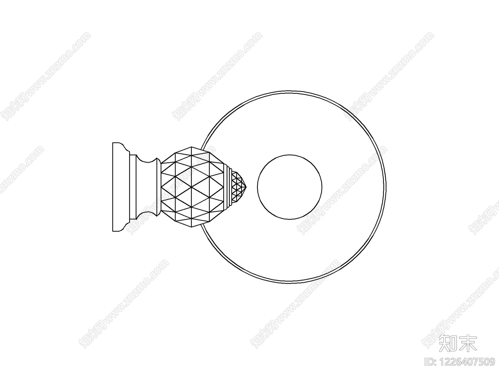 五金管件cad施工图下载【ID:1226407509】