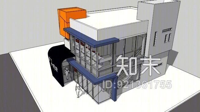 咖啡厅或咖啡馆SU模型下载【ID:921361755】