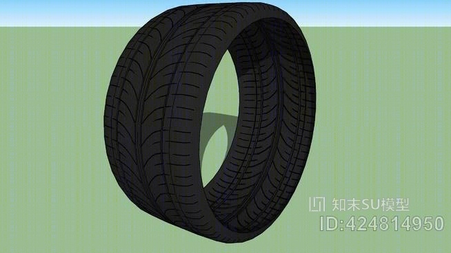 低轮廓轮胎胎面SU模型下载【ID:424814950】