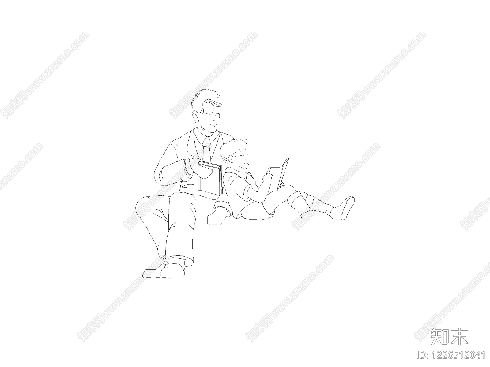 人物cad施工图下载【ID:1226512041】