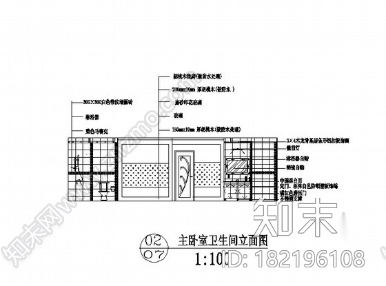 [哈尔滨]某学生作品三室两厅装修图cad施工图下载【ID:182196108】