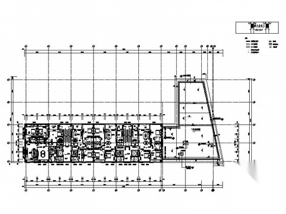 [上海]某八层酒店式公寓建筑施工图（上海某知名设计院）cad施工图下载【ID:167655152】