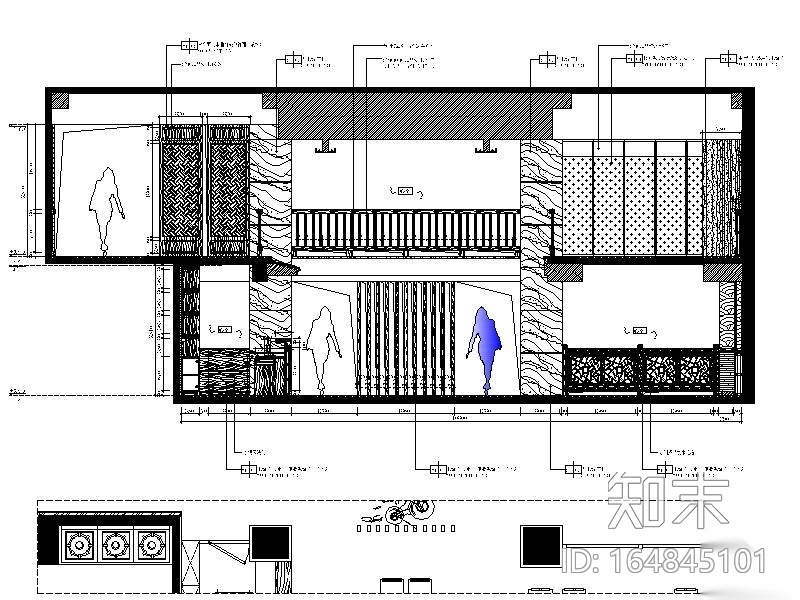 [福建]经典传统川派火锅店设计施工图（含效果图）施工图下载【ID:164845101】