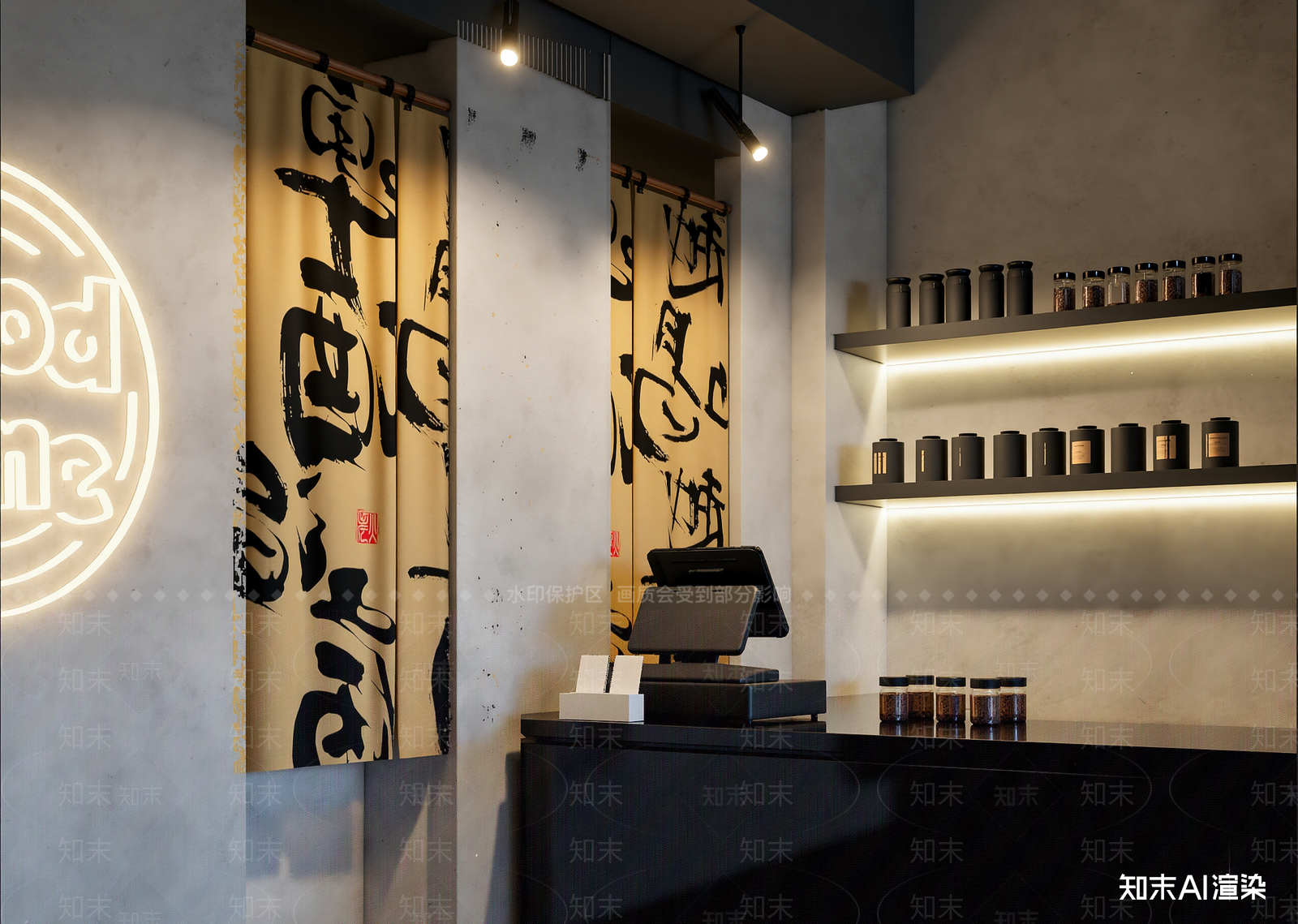 工业其他餐饮空间3D模型下载【ID:1215094583】