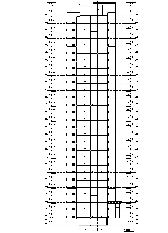 [安徽]高层塔式集资房建筑施工图（含全专业图纸）cad施工图下载【ID:149776119】