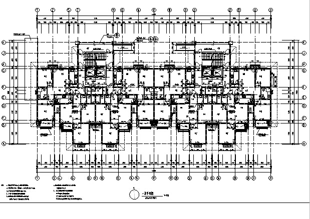 [安徽]高层塔式集资房建筑施工图（含全专业图纸）cad施工图下载【ID:166831117】