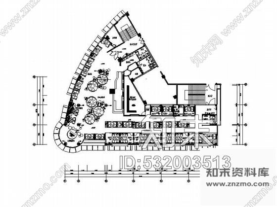 施工图福建设计感十足的西式咖啡厅室内施工图施工图下载【ID:532003513】