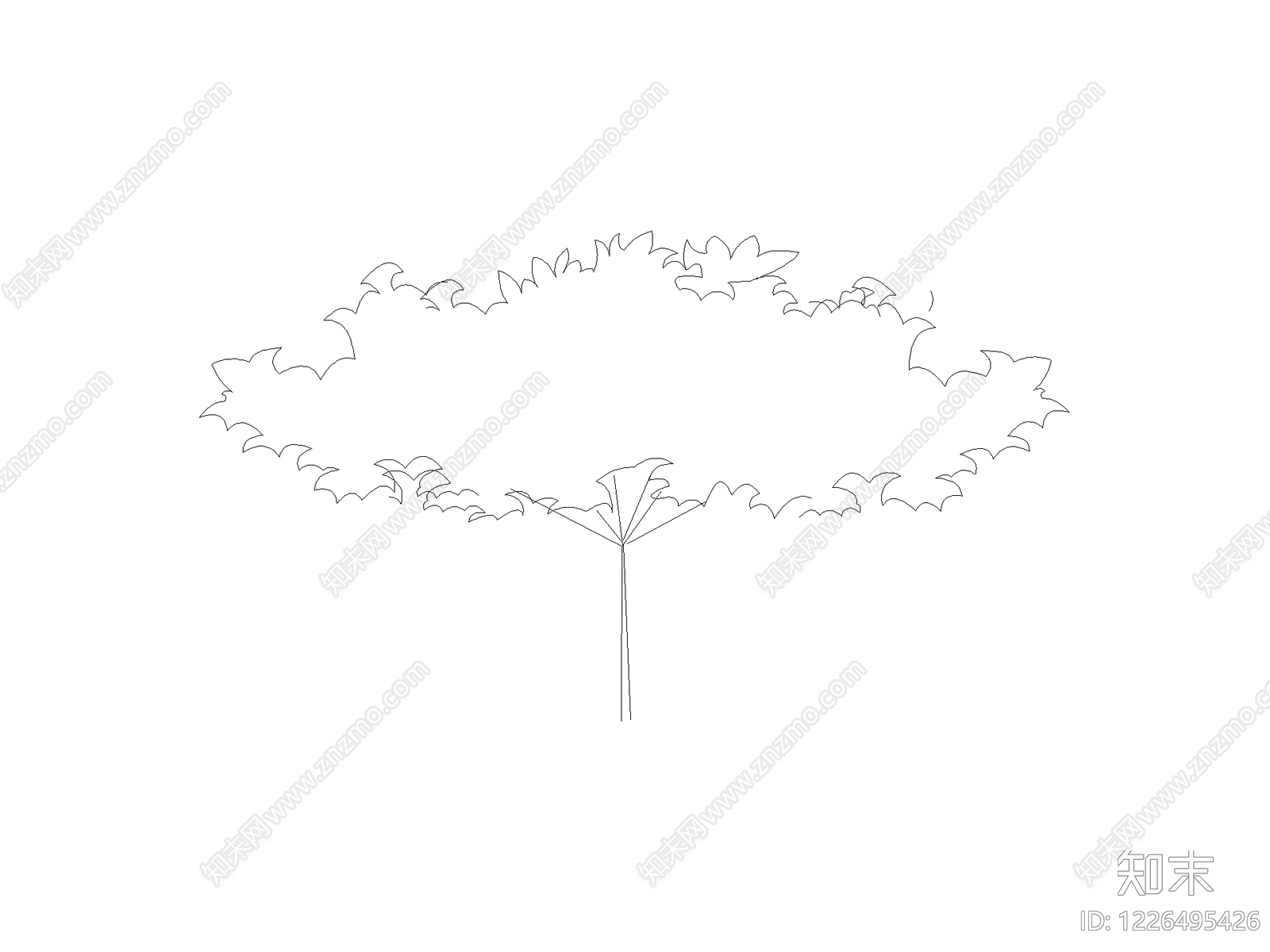 灌木种植CAD图纸