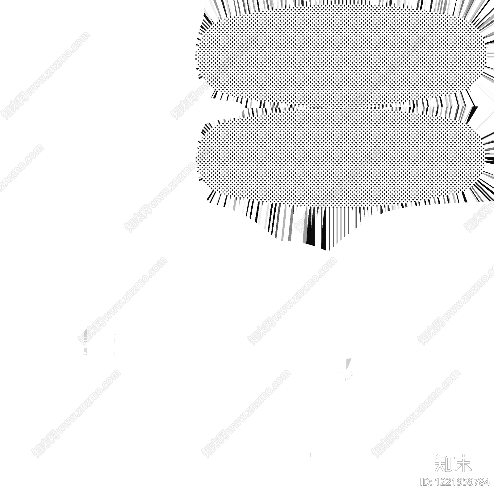 黑白凹凸高清贴图材质