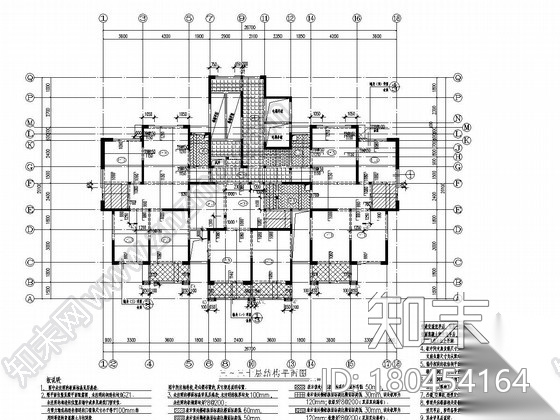 30层剪力墙结构cad施工图下载【ID:180454164】