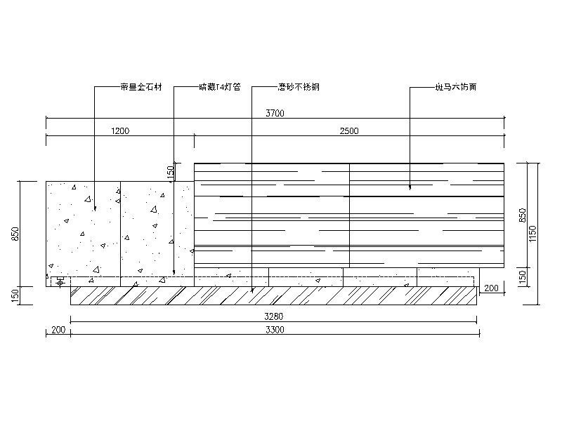 [南京]大型超市购物中心室内布局及设计施工图施工图下载【ID:160416193】