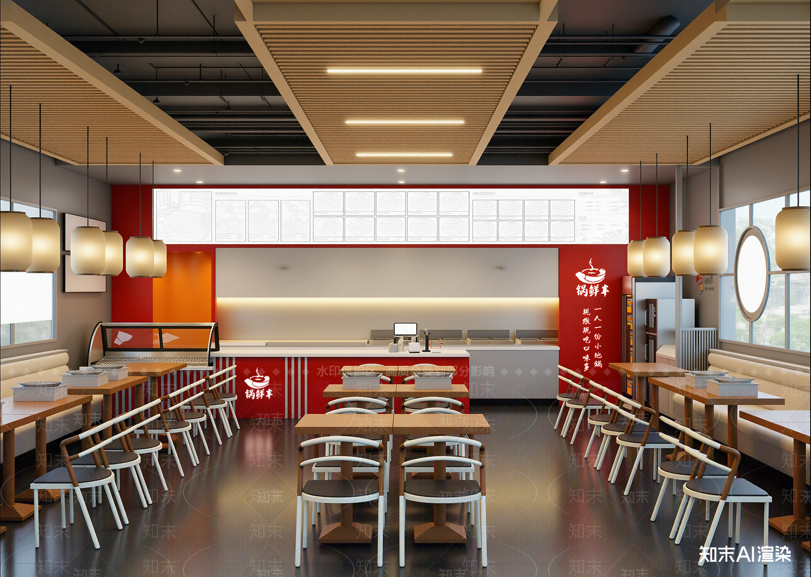 新中式快餐店3D模型下载【ID:1214131617】