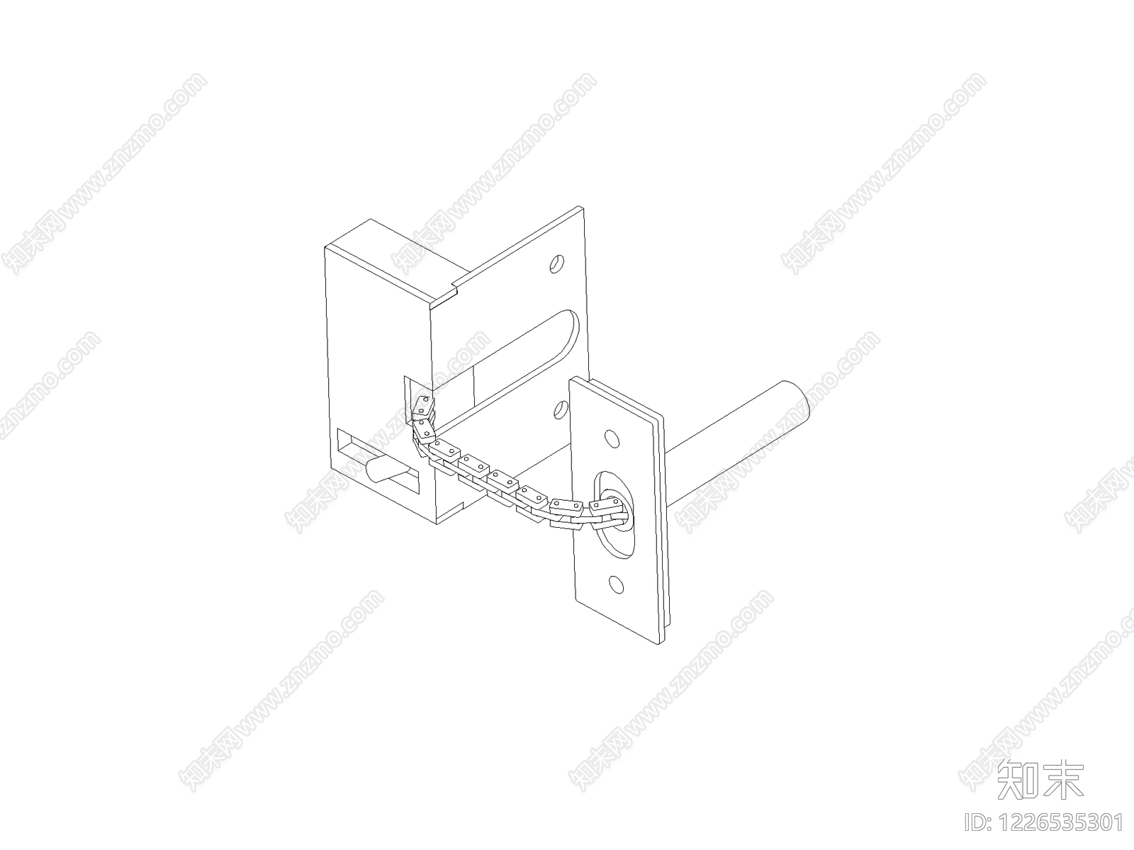 五金管件cad施工图下载【ID:1226535301】