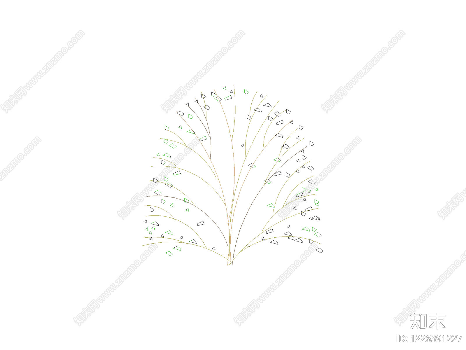 灌木种植CAD图纸