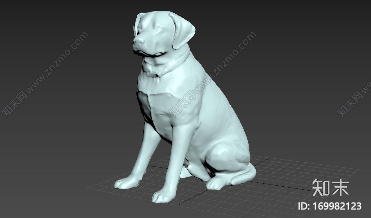 k金毛护卫犬3d打印模型下载【ID:169982123】