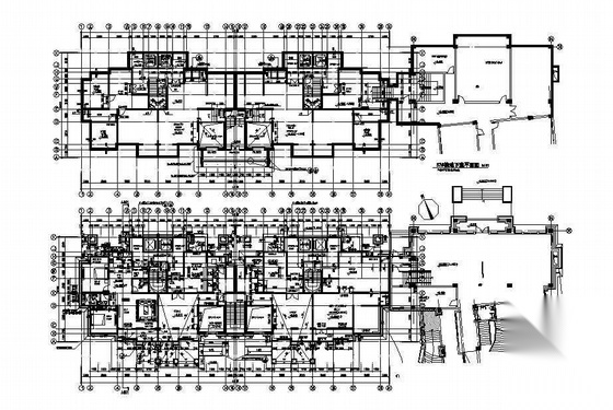 [宁波]某高教园区十四层单元式高层住宅楼建筑结构施工图cad施工图下载【ID:168126136】