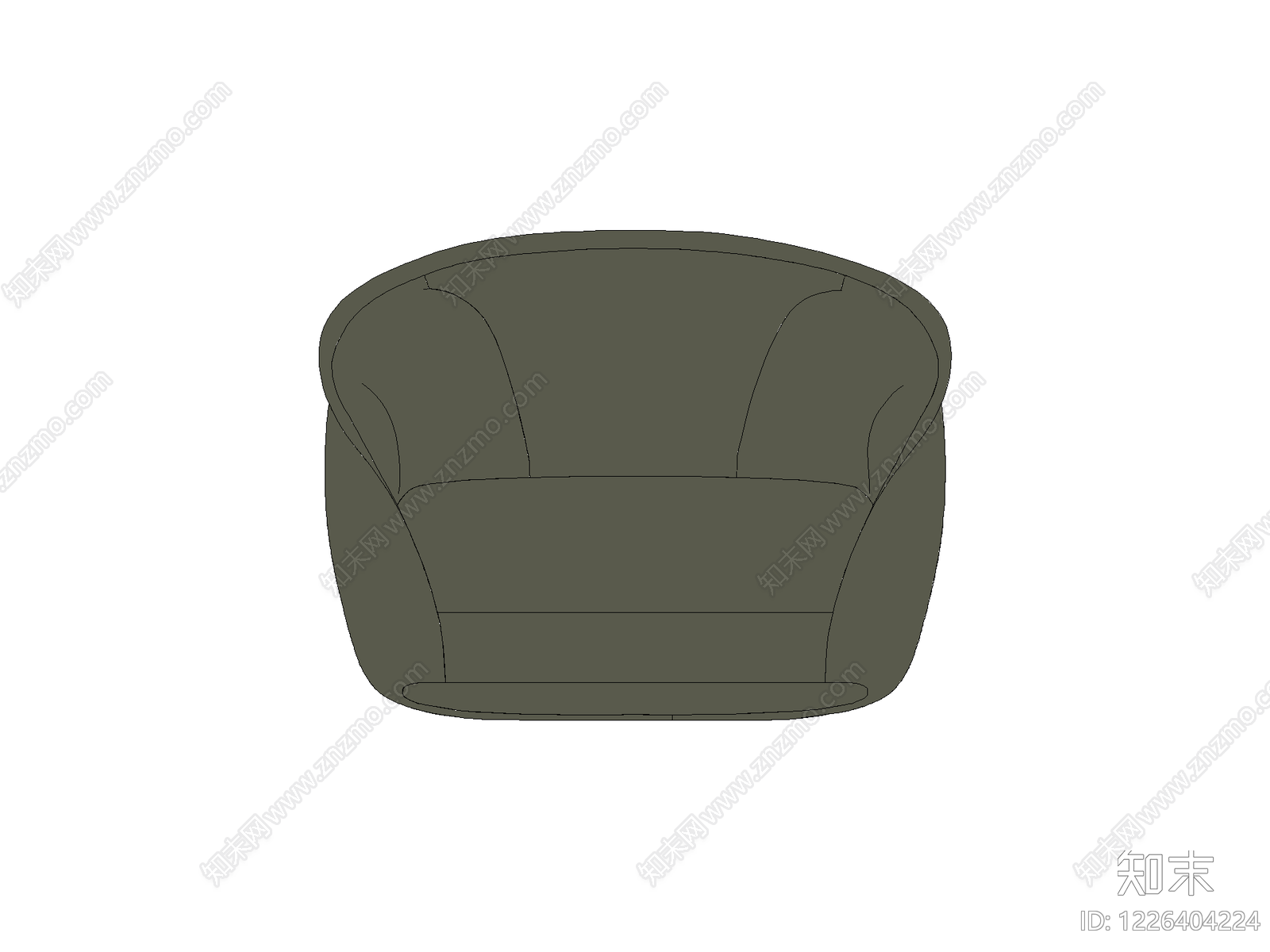 沙发cad施工图下载【ID:1226404224】