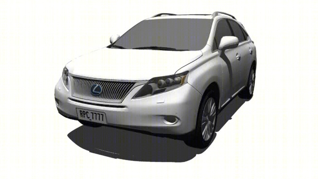 雷克萨斯RX450H（AL10/GLV10；2009—2012）SU模型下载【ID:830162387】
