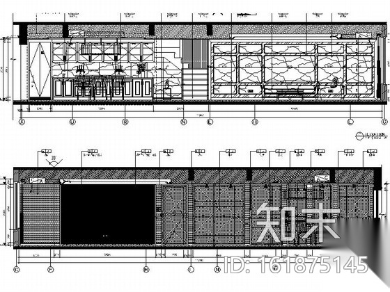 [重庆]花园洋房叠拼别墅室内装修CAD施工图（含效果）cad施工图下载【ID:161875145】