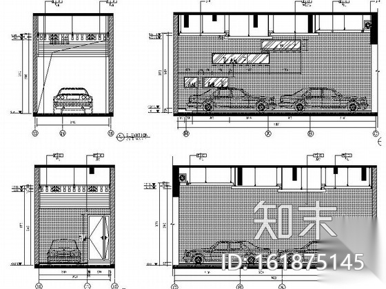 [重庆]花园洋房叠拼别墅室内装修CAD施工图（含效果）cad施工图下载【ID:161875145】