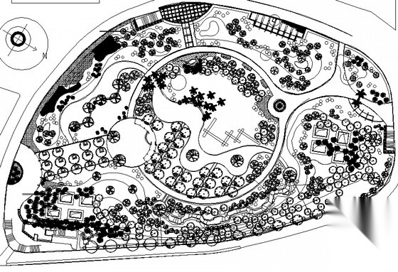绿地广场设计平面图施工图下载