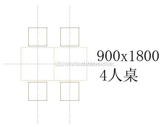 餐桌施工图下载【ID:178695182】