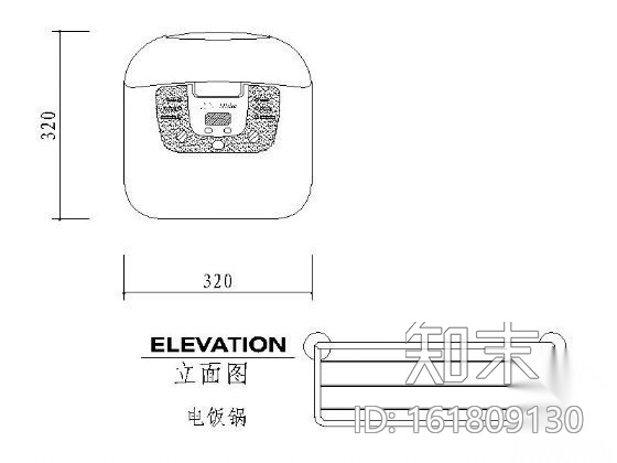 厨房用品图块cad施工图下载【ID:161809130】