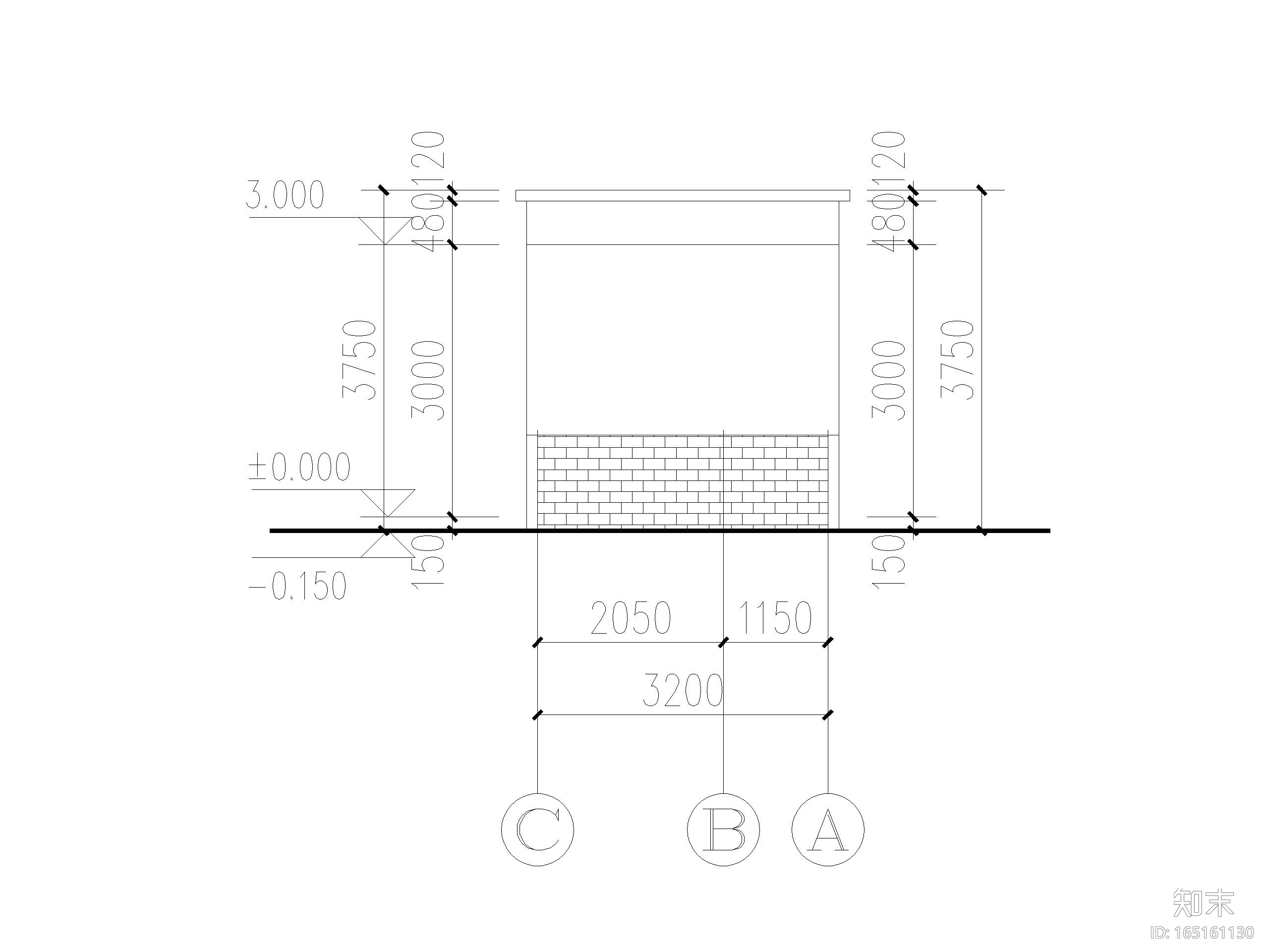 幼儿园大门建筑施工图_2018施工图下载【ID:165161130】