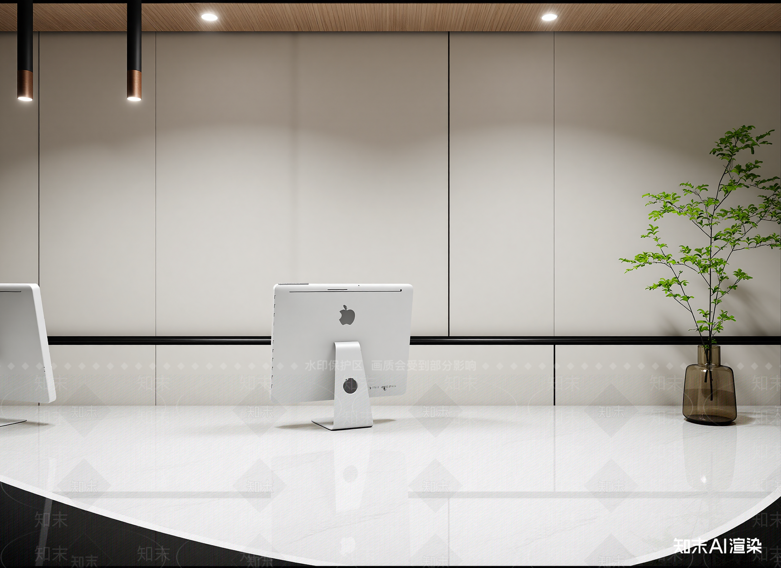 现代接待室3D模型下载【ID:1214279721】