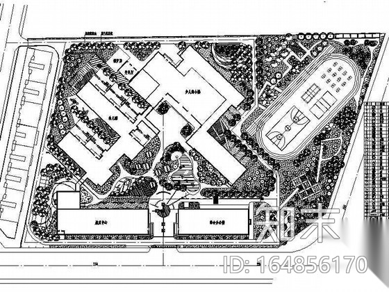 某儿童福利院景观设计施工图cad施工图下载【ID:164856170】