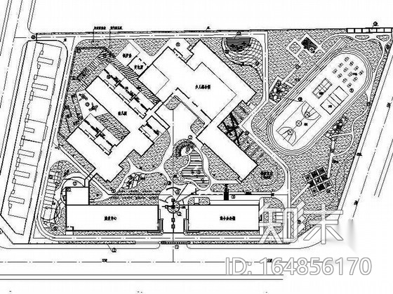 某儿童福利院景观设计施工图cad施工图下载【ID:164856170】