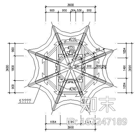 古建亭子建筑方案图系列cad施工图下载【ID:167247189】