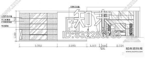 图块/节点电视墙立面图块2cad施工图下载【ID:832286785】