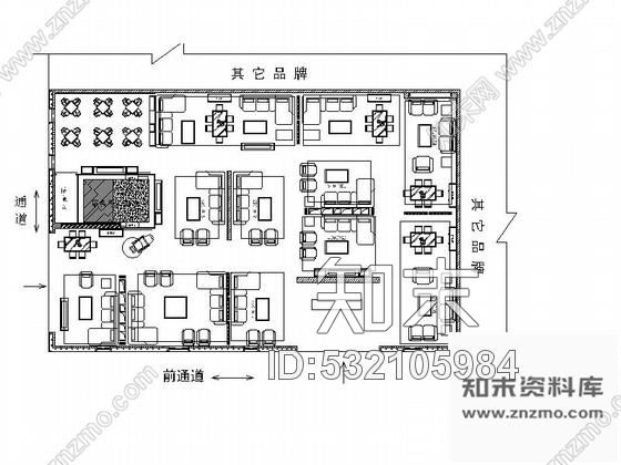 施工图广东韩国家具展厅室内装修施工图施工图下载【ID:532105984】