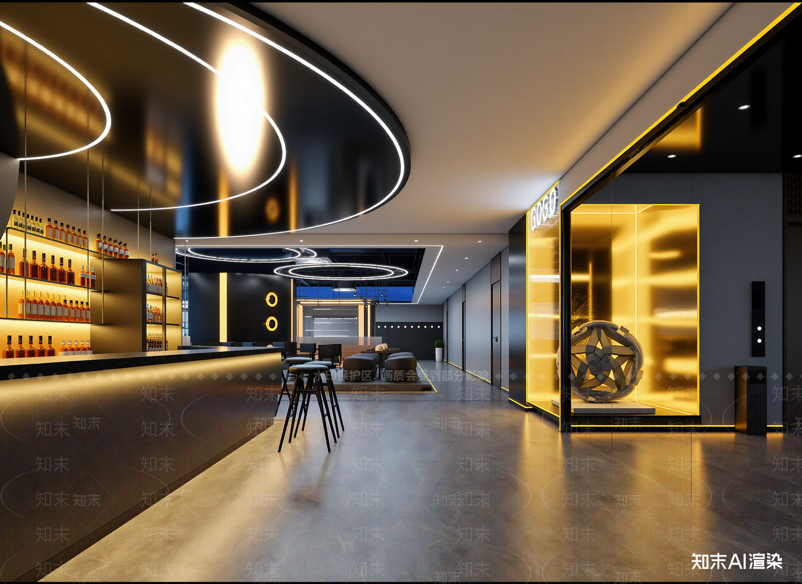 现代酒吧3D模型下载【ID:1214269117】