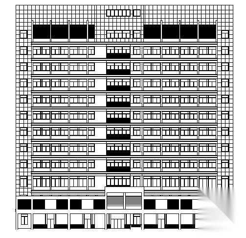 某十二层联合办公大楼建筑施工图cad施工图下载【ID:151433121】