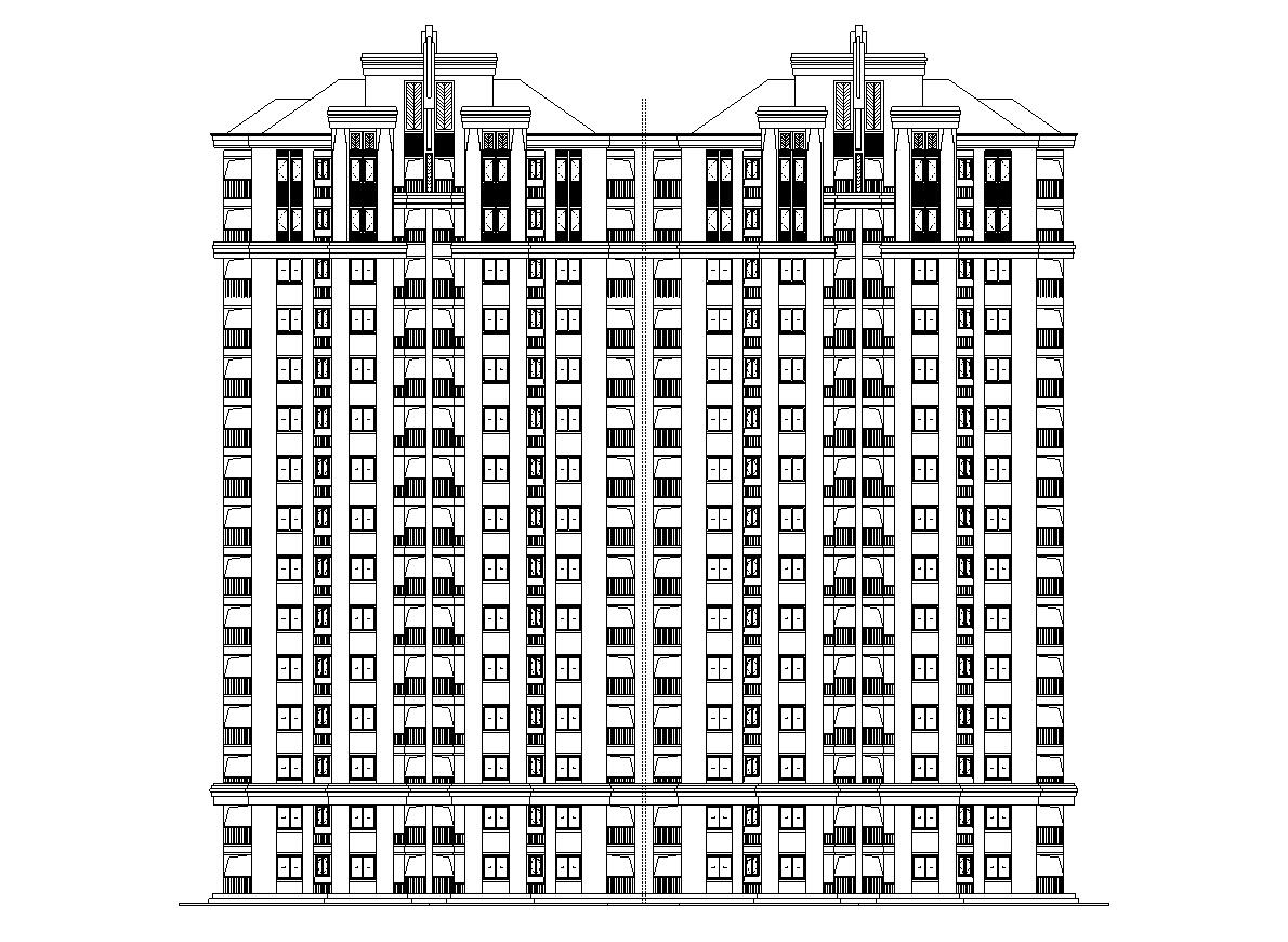 [上海]新凯家园块住宅工程方案施工图（CAD）施工图下载【ID:165157163】