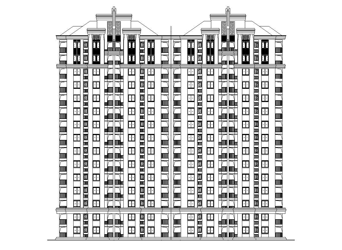 [上海]新凯家园块住宅工程方案施工图（CAD）cad施工图下载【ID:149586145】