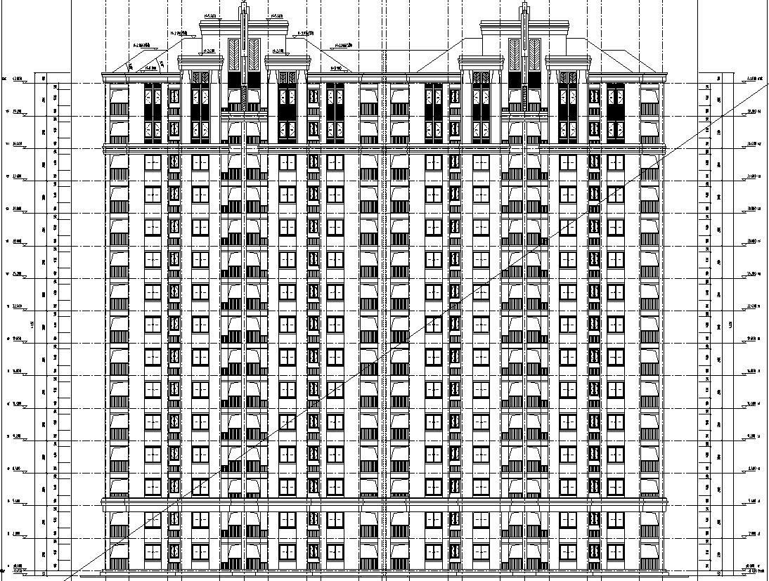 [上海]新凯家园块住宅工程方案施工图（CAD）施工图下载【ID:165157163】