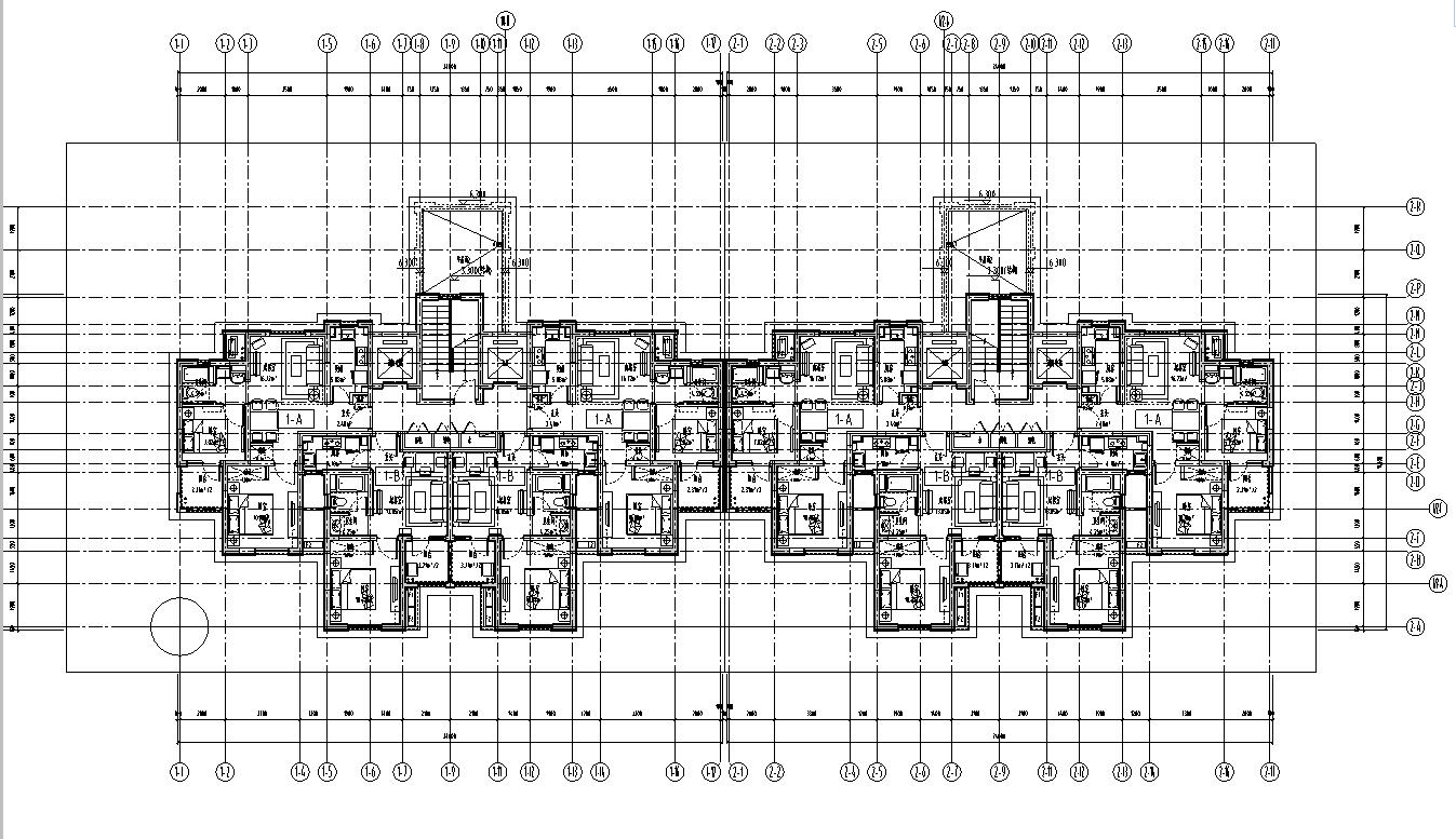 [上海]新凯家园块住宅工程方案施工图（CAD）施工图下载【ID:165157163】