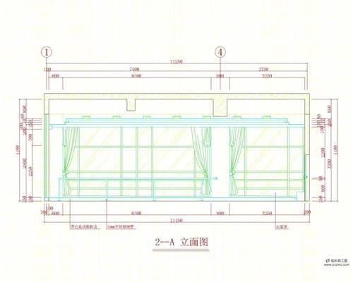 会议室排练厅贵宾接待室cad施工图下载【ID:36946963】