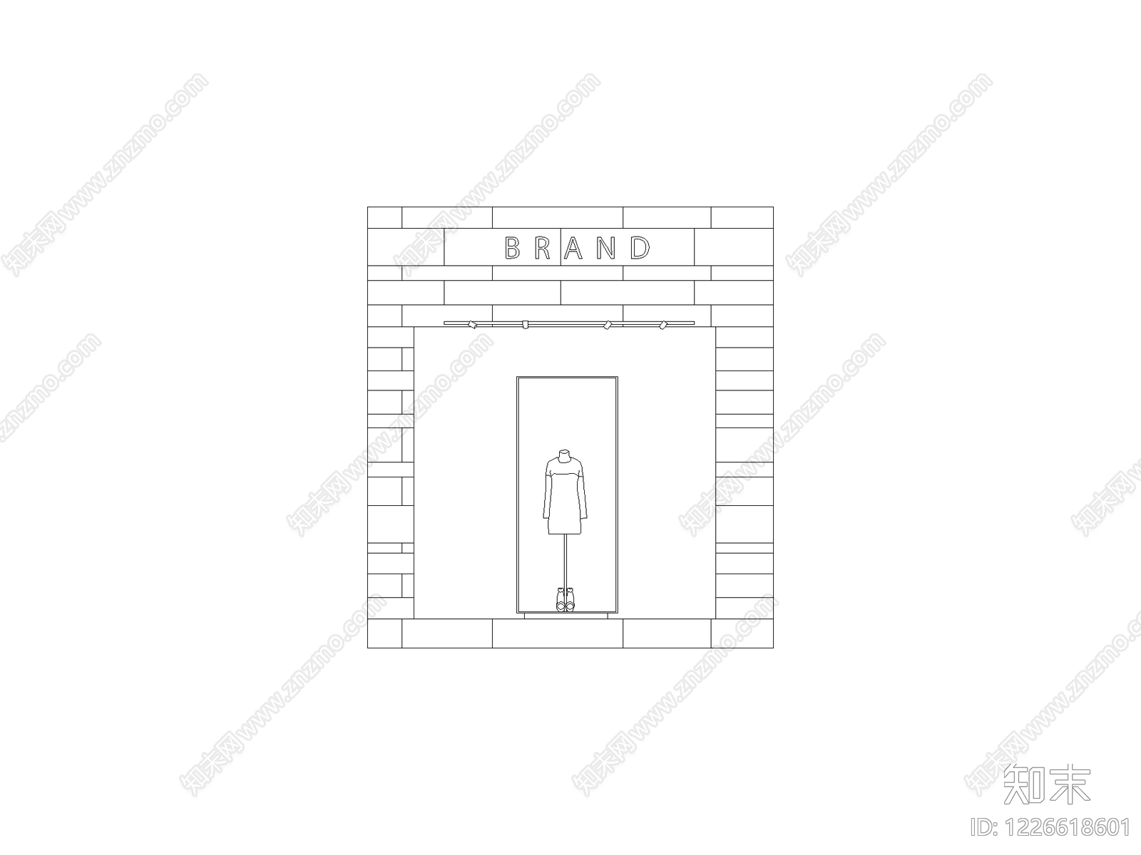 现代标识图库CAD图纸